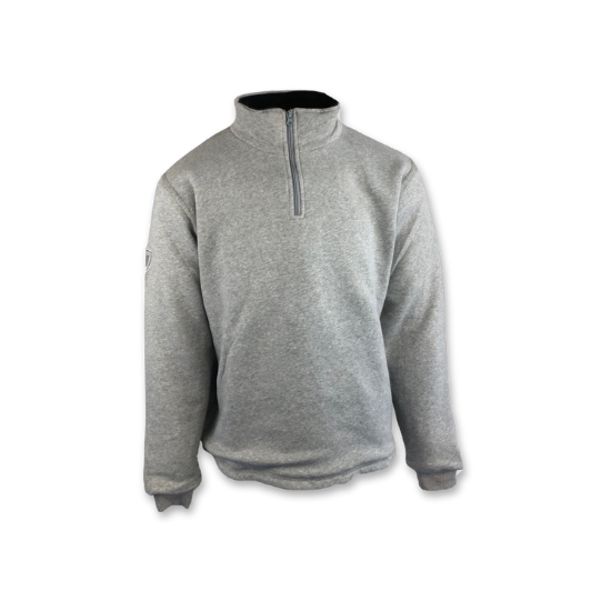 Grauer Zipper